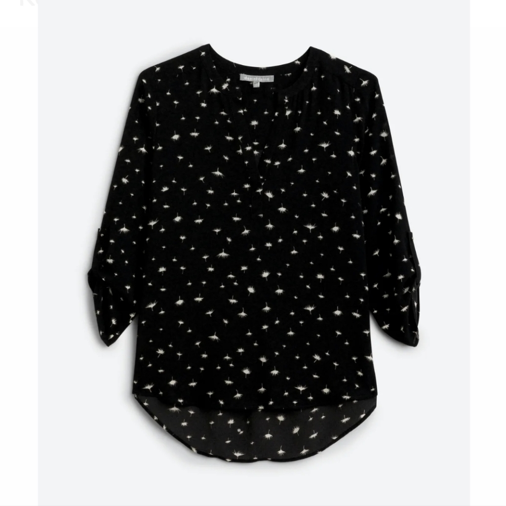 DANIEL RAINN Koda Split Neck Blouse